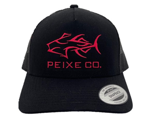 PEIXE CO. 6606 SOLID TUNA LOGO HOT PINK