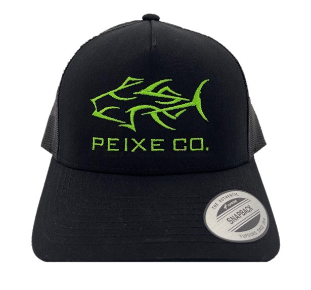 PEIXE CO. 6606 SOLID TUNA LOGO NEON GREEN