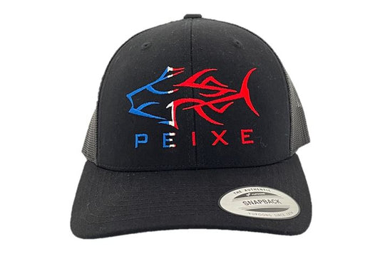 PEIXE CO. 6606 AMERICAN TUNA LOGO CAP BLACK