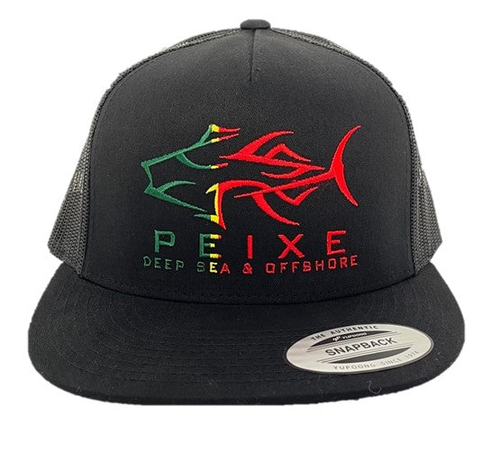 PEIXE CO. 6606 PORTUGAL FLAG LOGO CAP BLACK