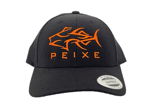 PEIXE CO. 6789M BLACK HAT NEON ORANGE