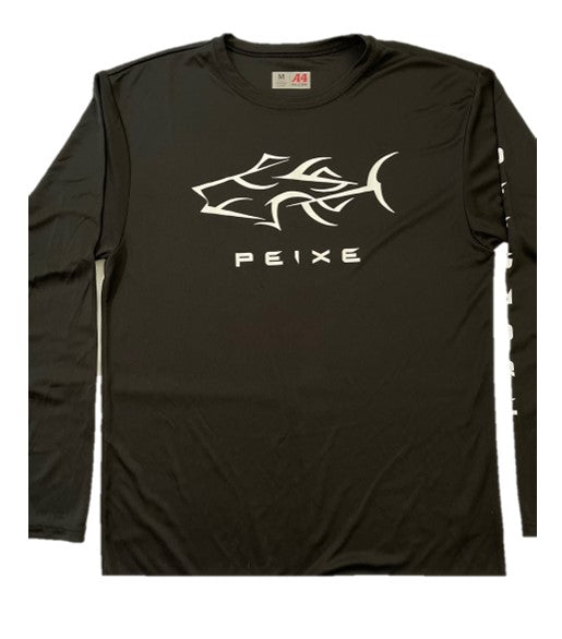 PEIXE CO. BLACK PERFORMANCE LONG SLEEVE